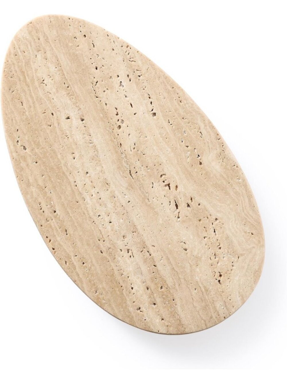Elegant Natural Travertine Tray - Versatile Jewelry & Candle Holder, Home Decor